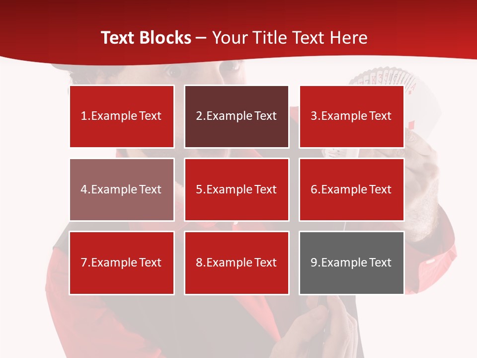 Young Isolated Beard PowerPoint Template