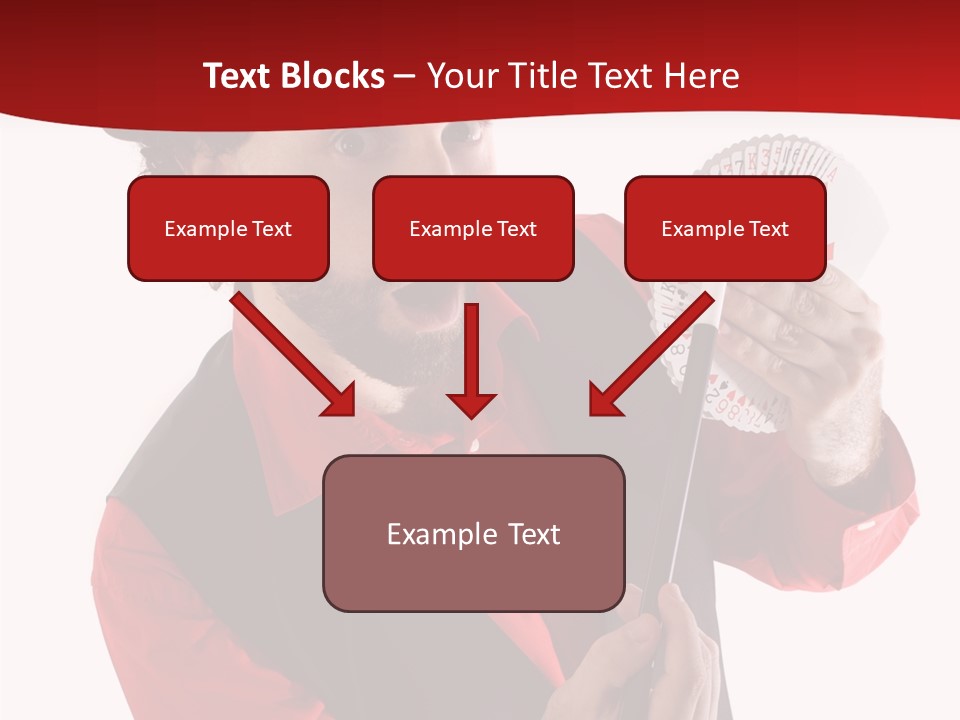 Young Isolated Beard PowerPoint Template