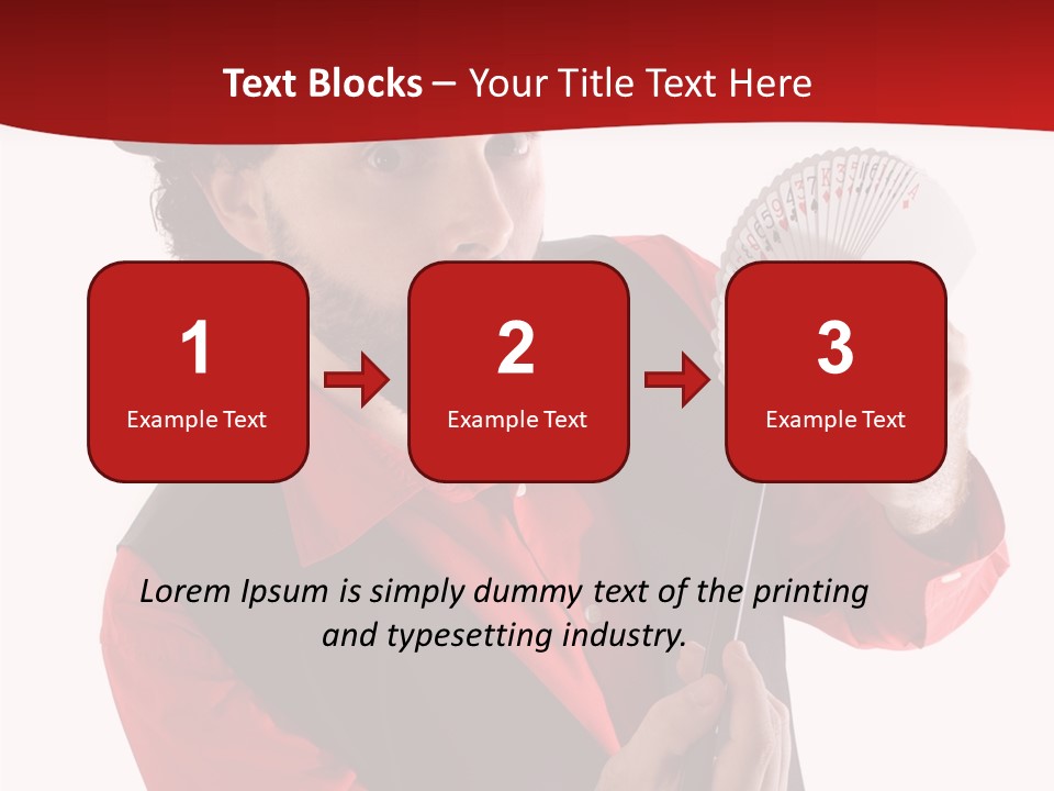 Young Isolated Beard PowerPoint Template