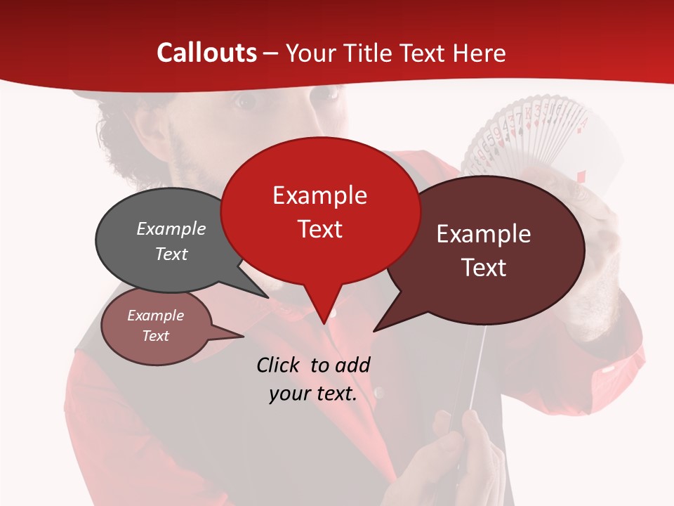 Young Isolated Beard PowerPoint Template