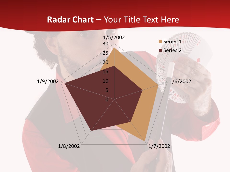 Young Isolated Beard PowerPoint Template
