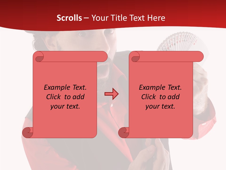 Young Isolated Beard PowerPoint Template
