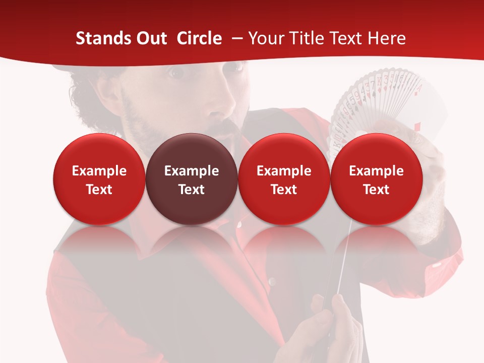 Young Isolated Beard PowerPoint Template