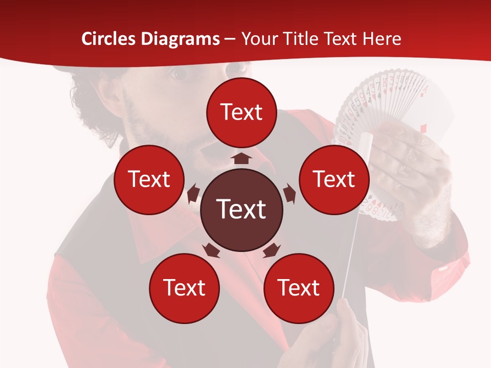 Young Isolated Beard PowerPoint Template