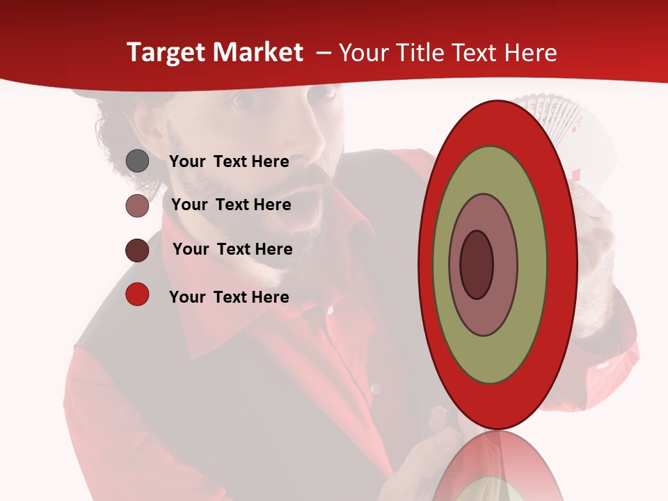 Young Isolated Beard PowerPoint Template