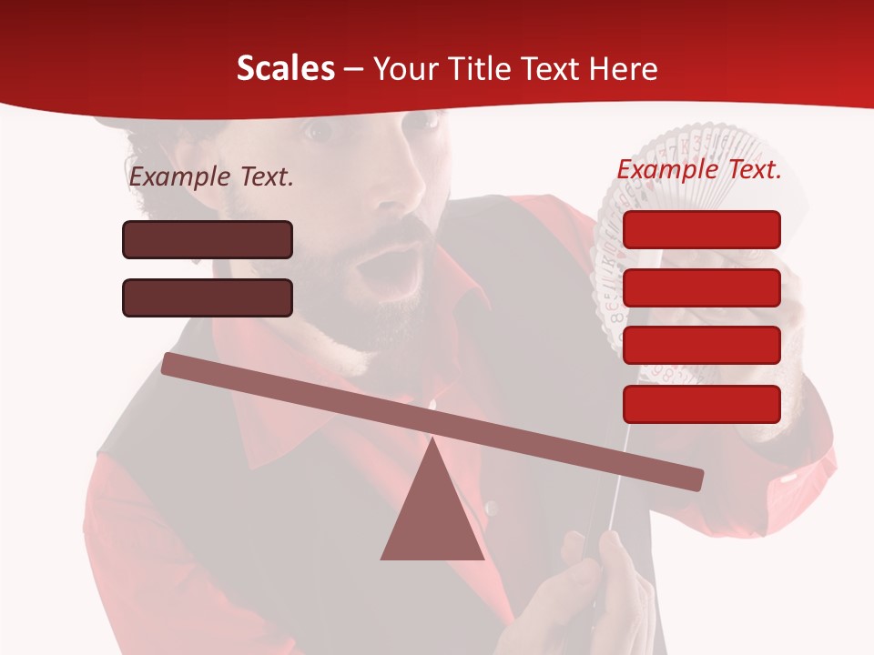 Young Isolated Beard PowerPoint Template