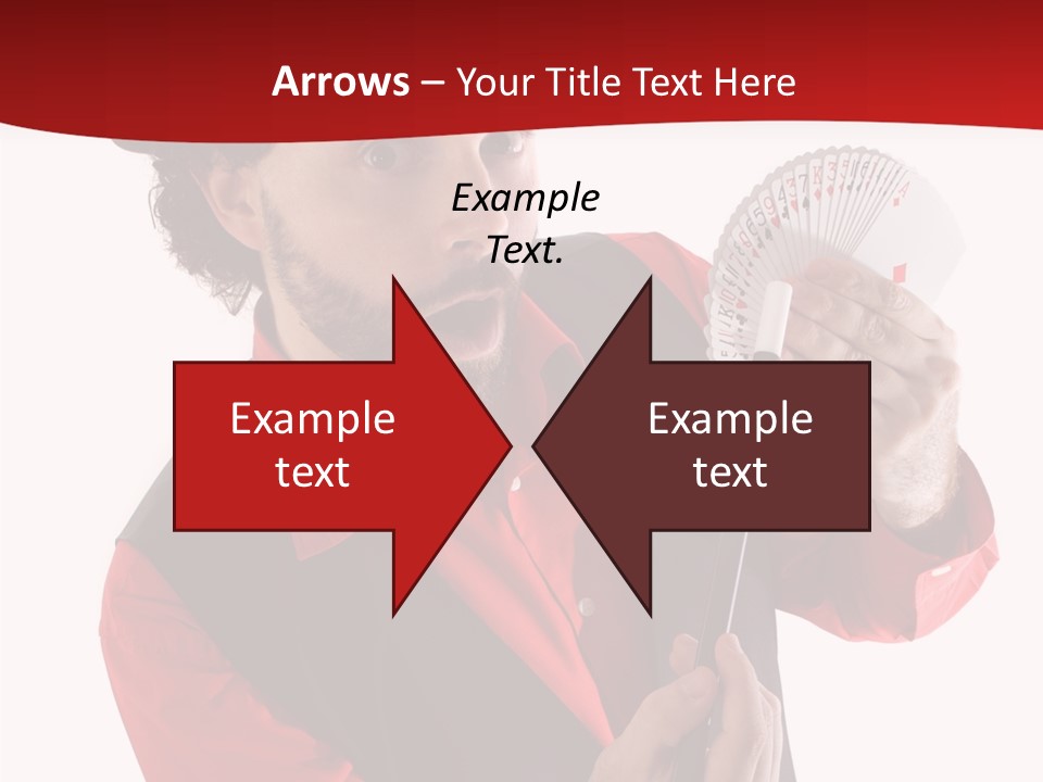 Young Isolated Beard PowerPoint Template