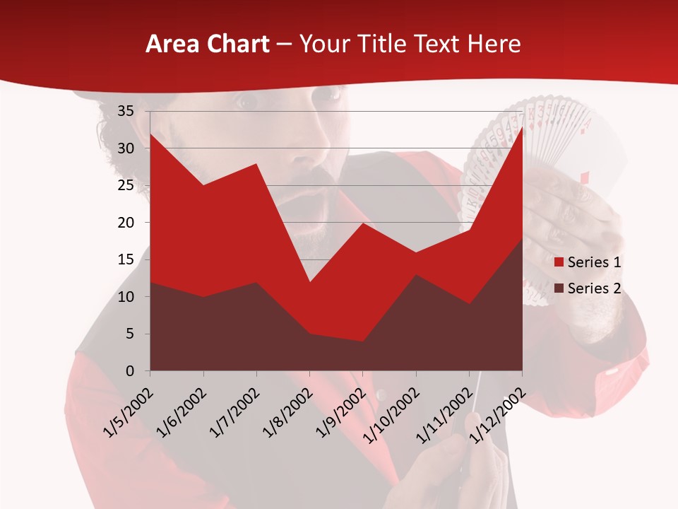 Young Isolated Beard PowerPoint Template