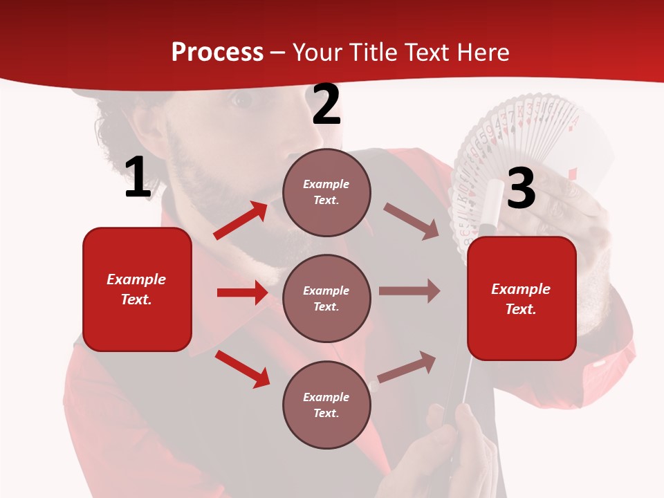 Young Isolated Beard PowerPoint Template