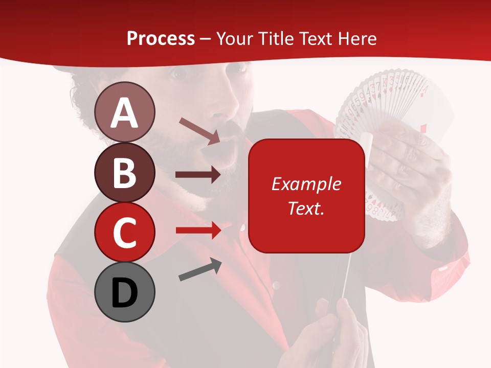 Young Isolated Beard PowerPoint Template