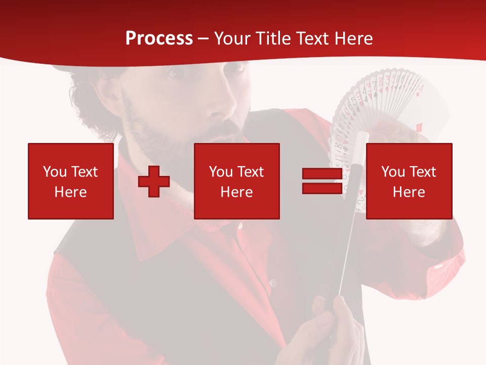 Young Isolated Beard PowerPoint Template