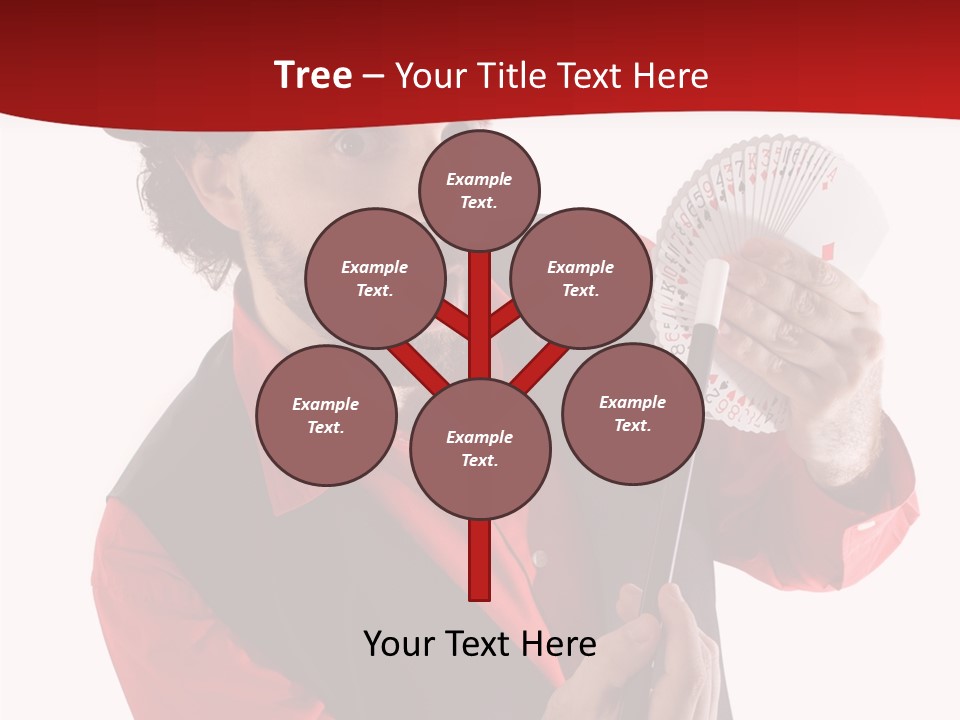 Young Isolated Beard PowerPoint Template