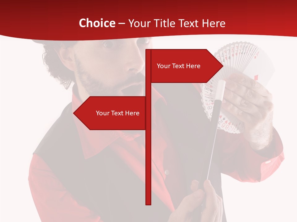 Young Isolated Beard PowerPoint Template