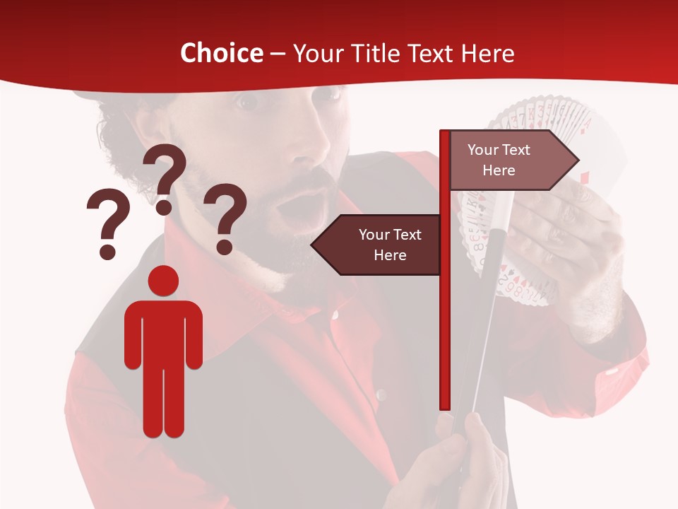 Young Isolated Beard PowerPoint Template