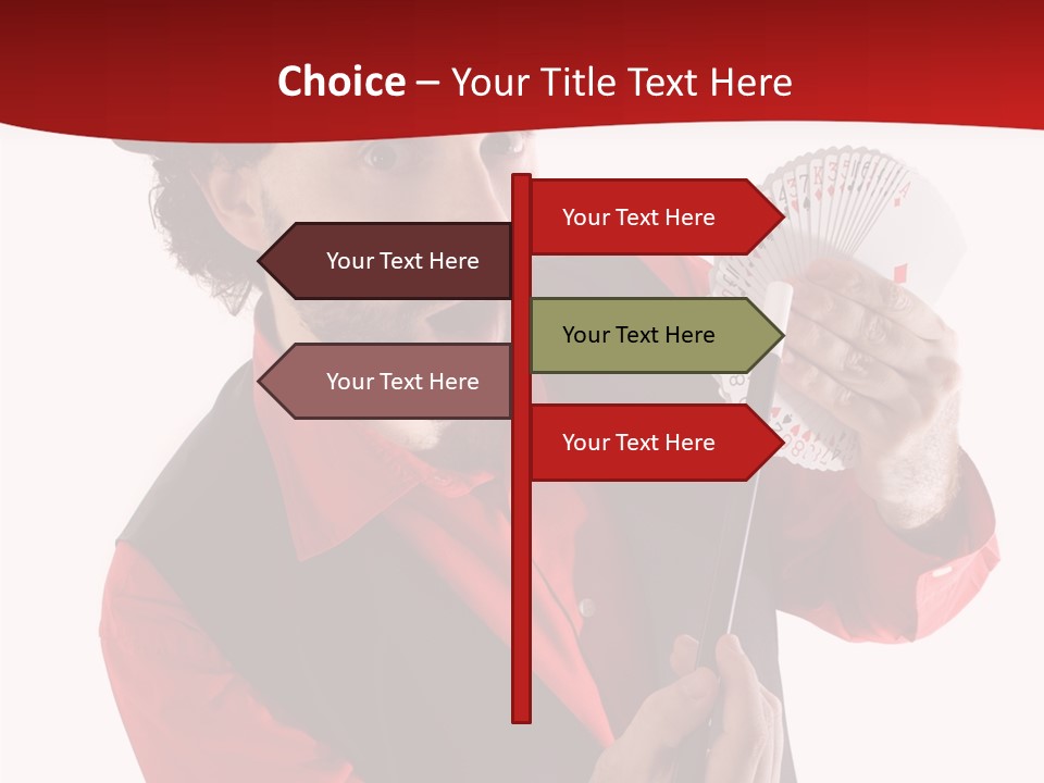 Young Isolated Beard PowerPoint Template