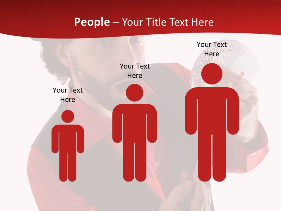 Young Isolated Beard PowerPoint Template