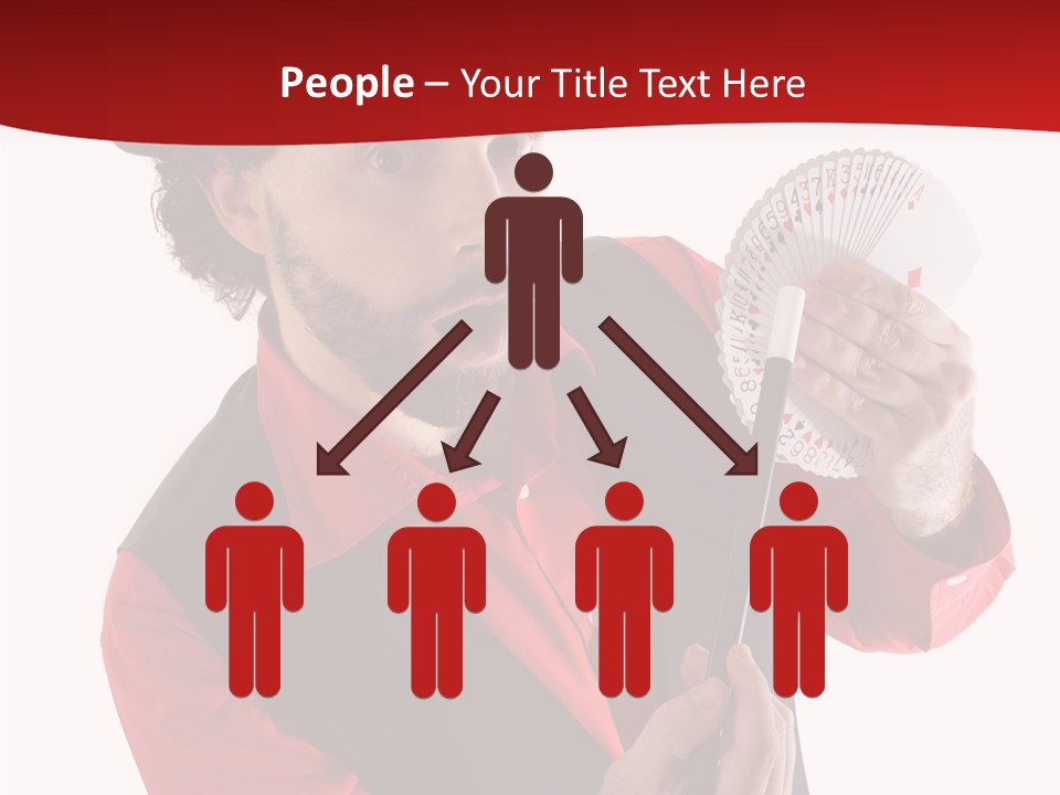 Young Isolated Beard PowerPoint Template