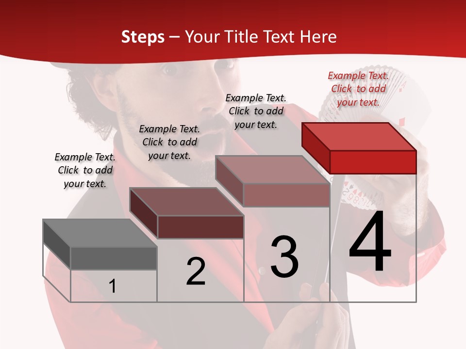 Young Isolated Beard PowerPoint Template