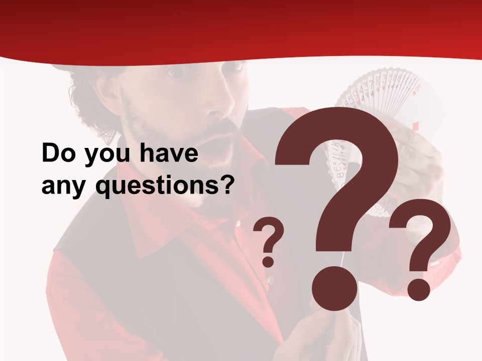 Young Isolated Beard PowerPoint Template