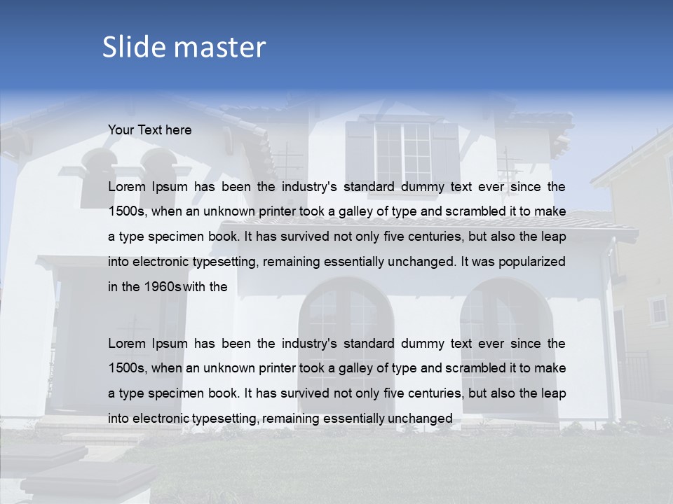 Suburban Realtor Beautiful PowerPoint Template