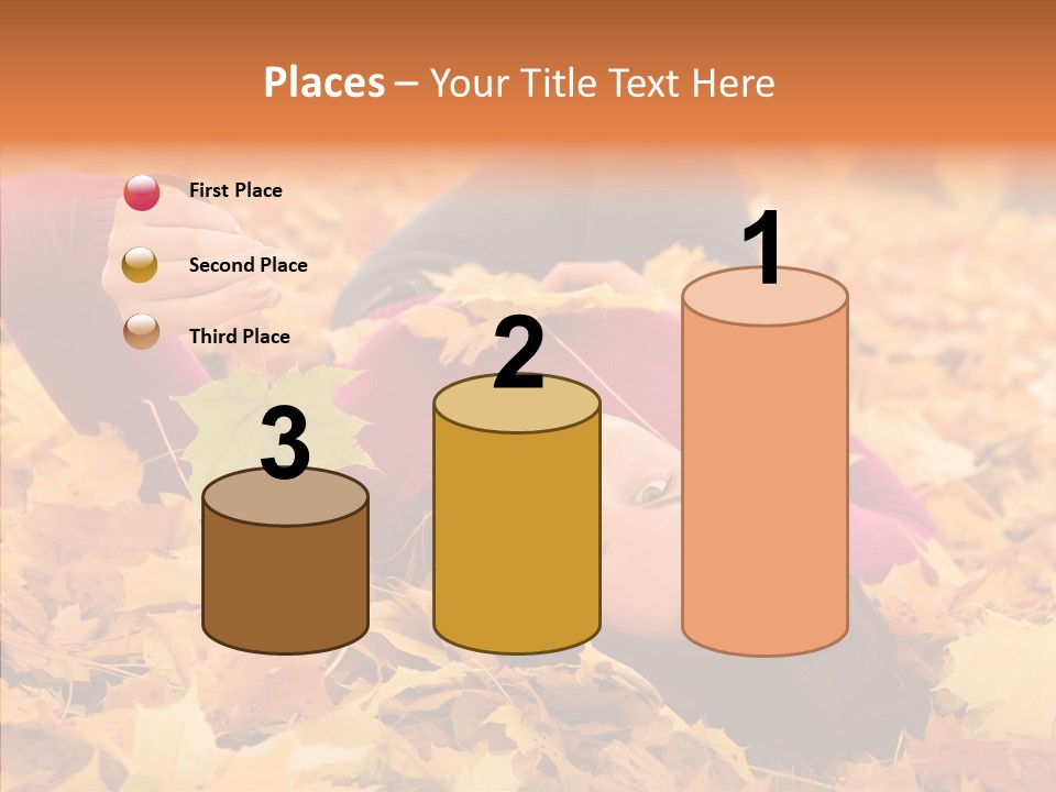 Lady Caucasian Nature PowerPoint Template