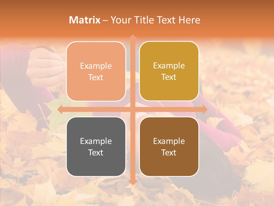 Lady Caucasian Nature PowerPoint Template