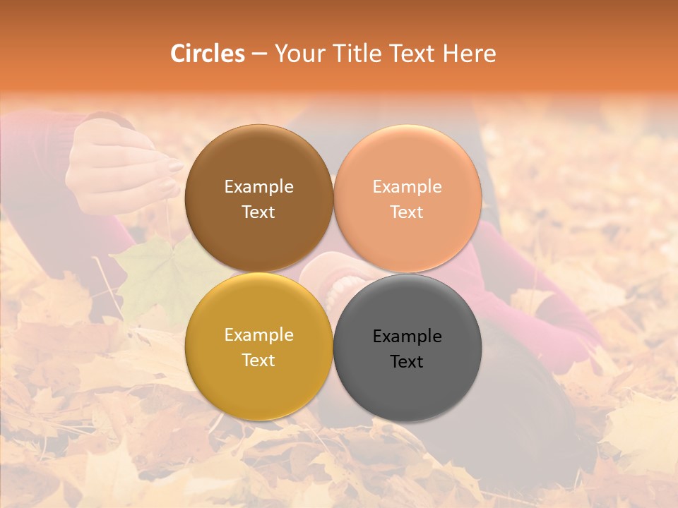 Lady Caucasian Nature PowerPoint Template