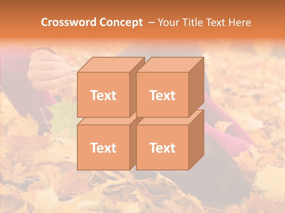 Lady Caucasian Nature PowerPoint Template