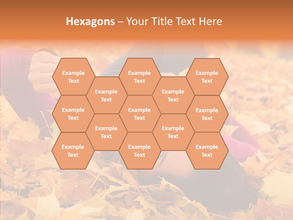 Lady Caucasian Nature PowerPoint Template