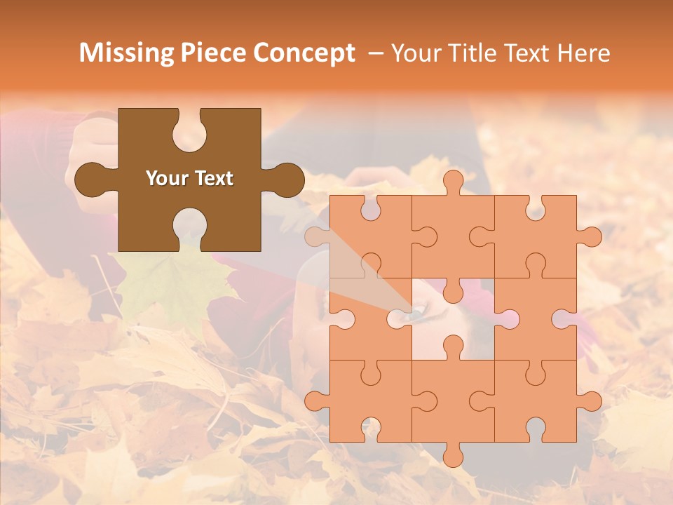 Lady Caucasian Nature PowerPoint Template