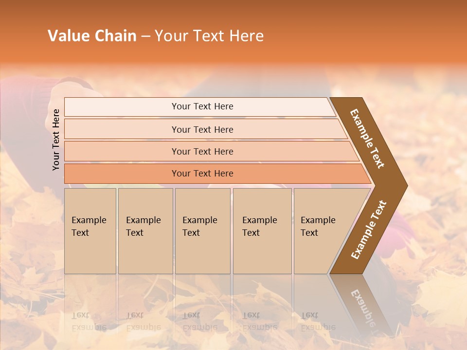 Lady Caucasian Nature PowerPoint Template