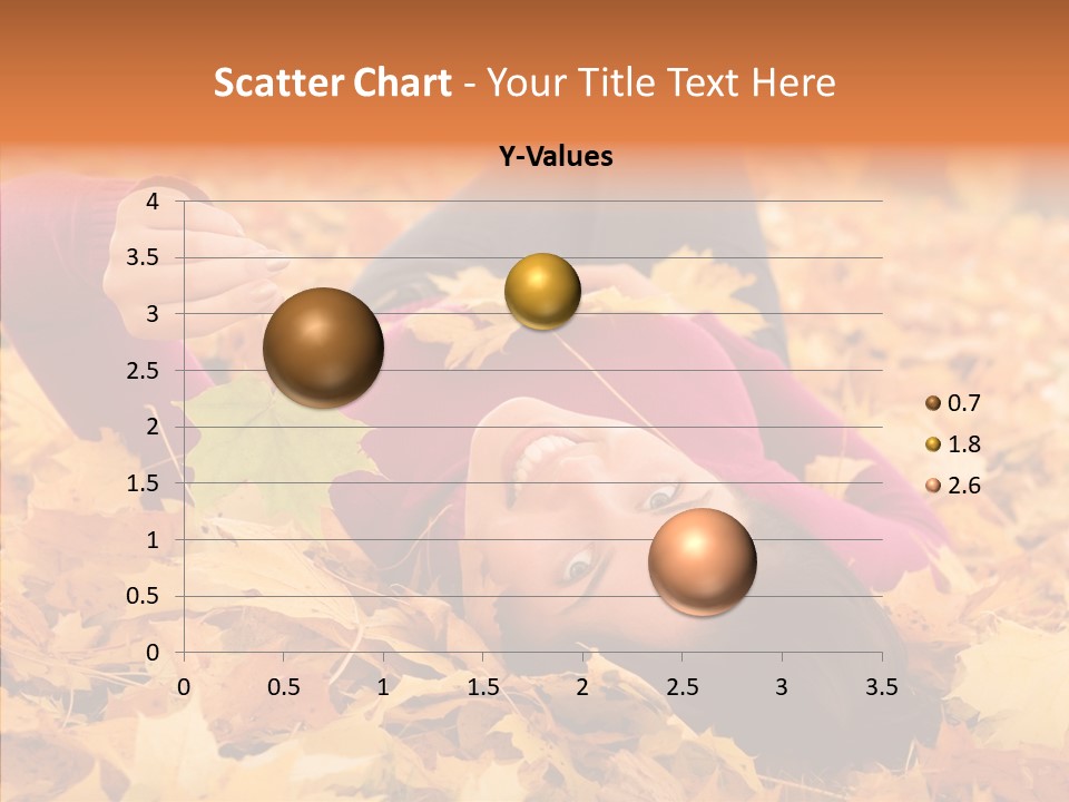 Lady Caucasian Nature PowerPoint Template