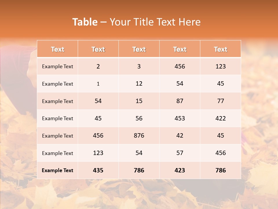 Lady Caucasian Nature PowerPoint Template