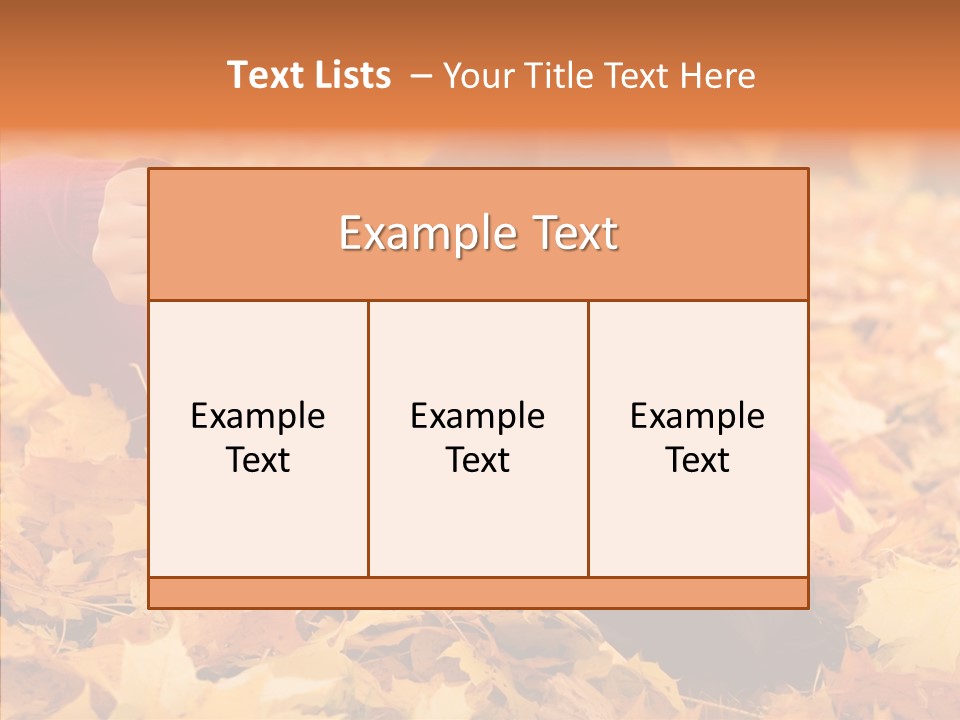 Lady Caucasian Nature PowerPoint Template
