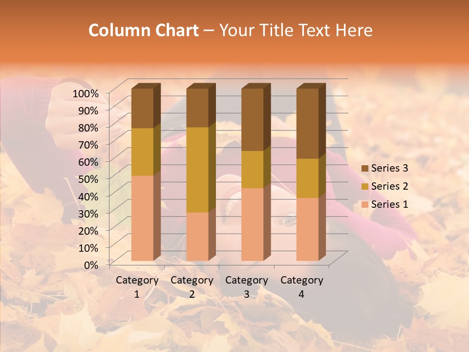Lady Caucasian Nature PowerPoint Template