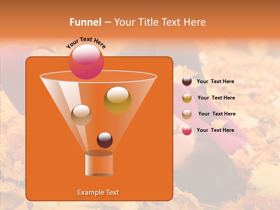 Lady Caucasian Nature PowerPoint Template