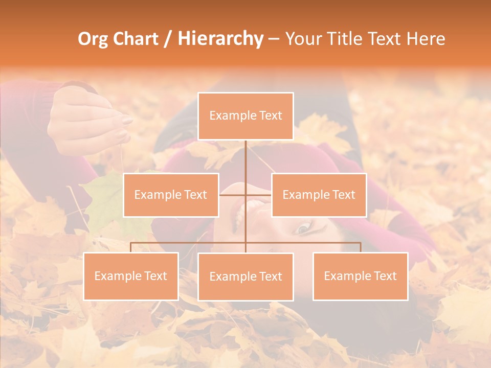 Lady Caucasian Nature PowerPoint Template