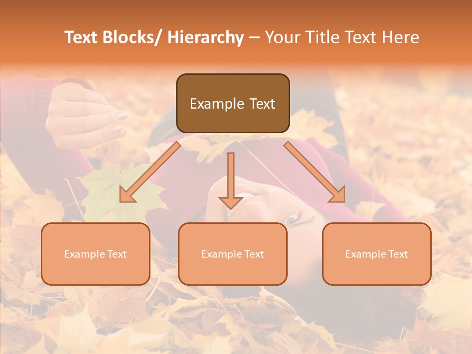 Lady Caucasian Nature PowerPoint Template