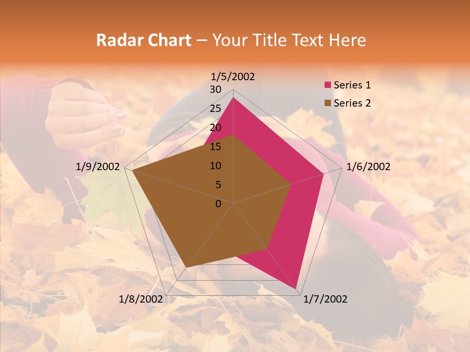 Lady Caucasian Nature PowerPoint Template