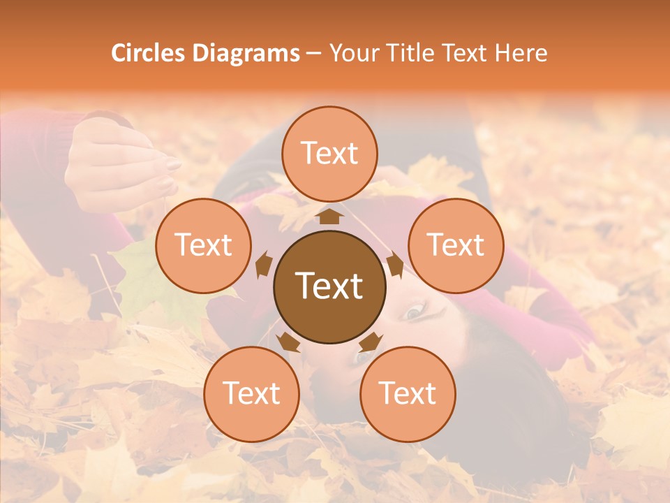 Lady Caucasian Nature PowerPoint Template