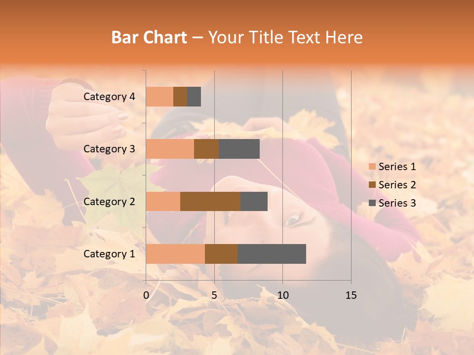 Lady Caucasian Nature PowerPoint Template