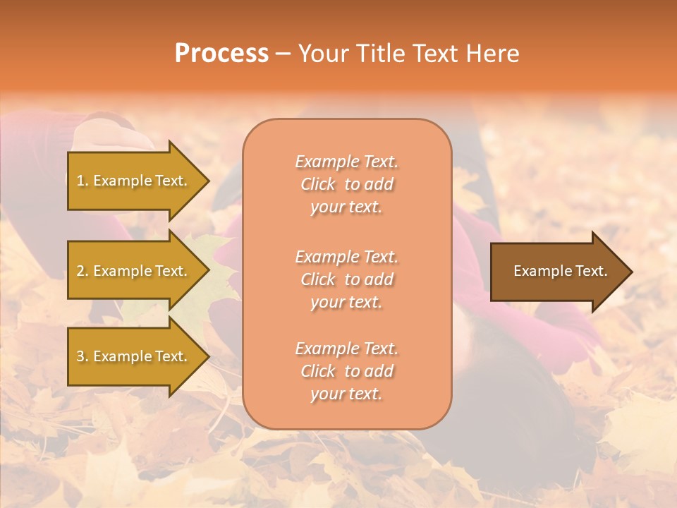 Lady Caucasian Nature PowerPoint Template