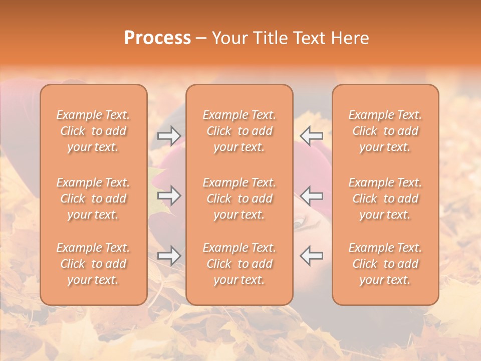 Lady Caucasian Nature PowerPoint Template