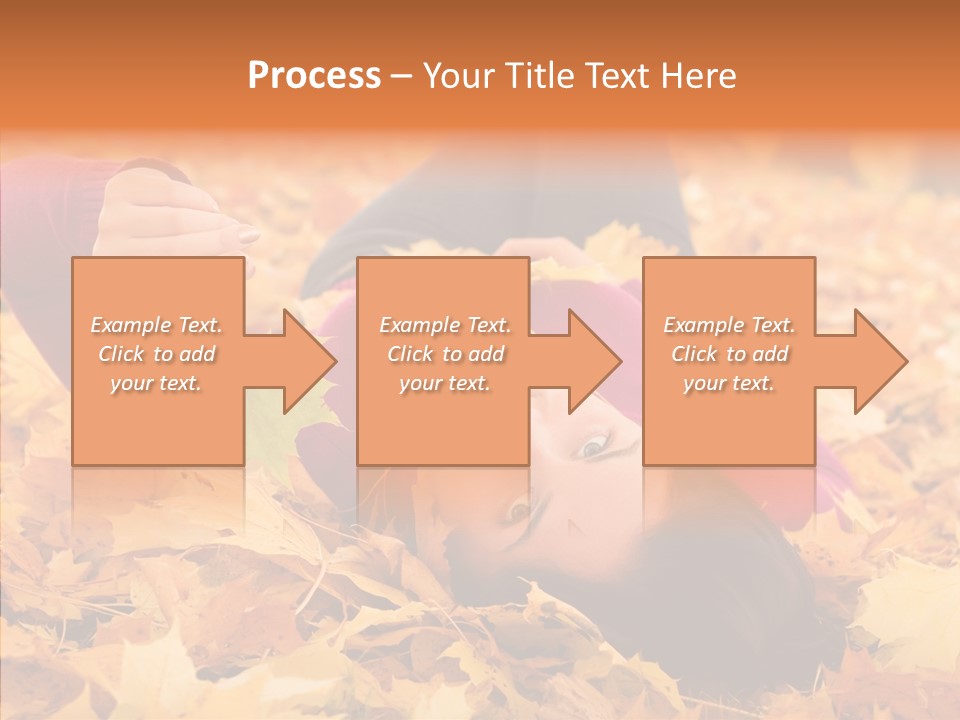 Lady Caucasian Nature PowerPoint Template