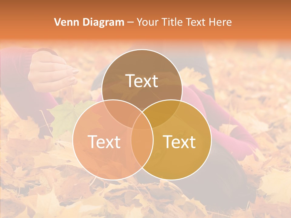 Lady Caucasian Nature PowerPoint Template