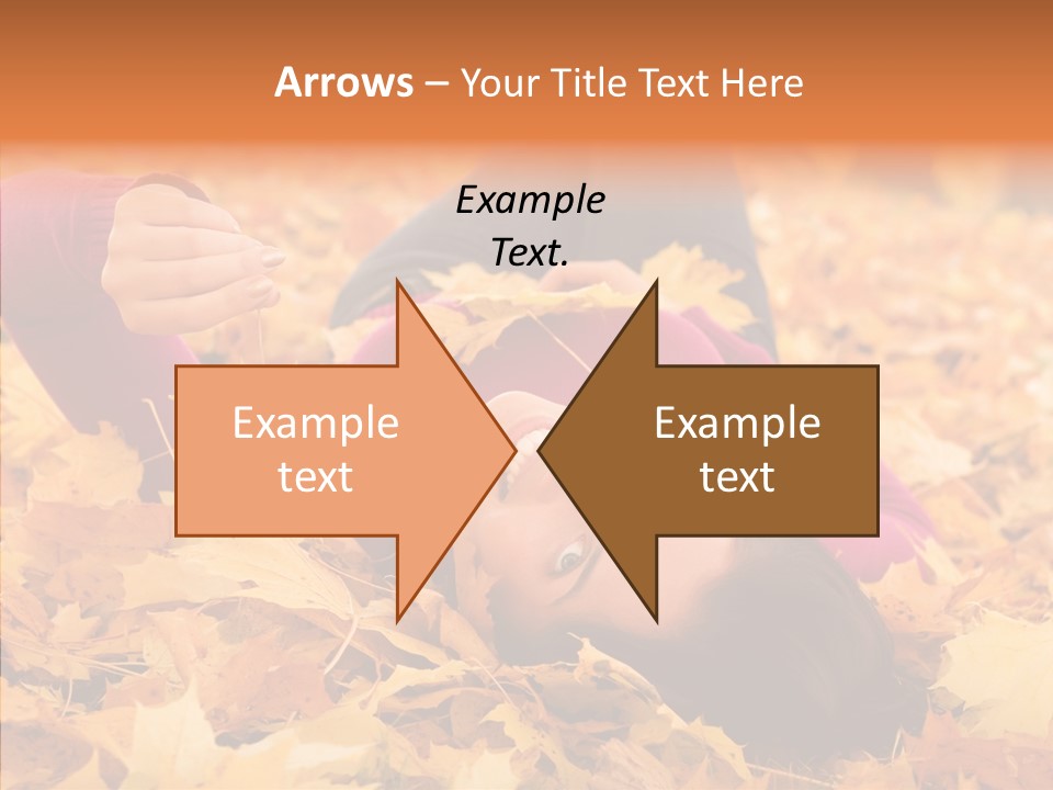 Lady Caucasian Nature PowerPoint Template