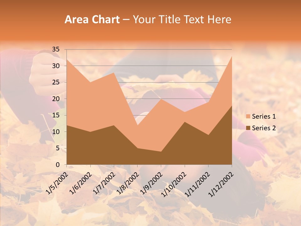 Lady Caucasian Nature PowerPoint Template