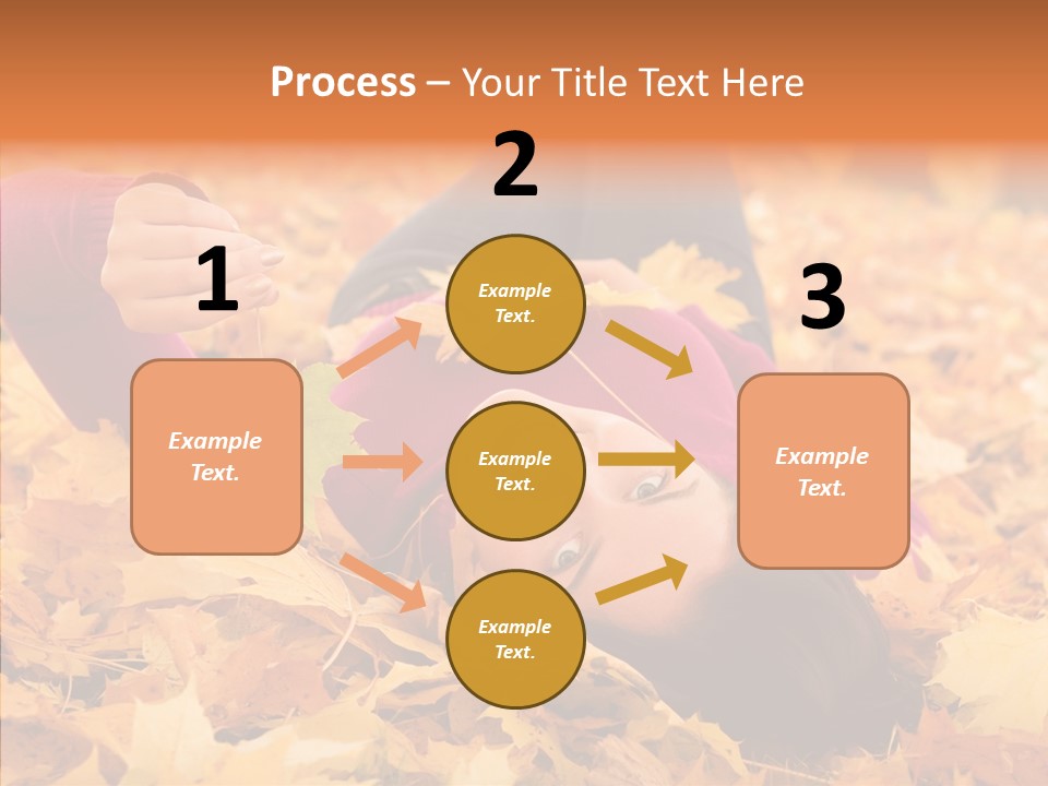 Lady Caucasian Nature PowerPoint Template