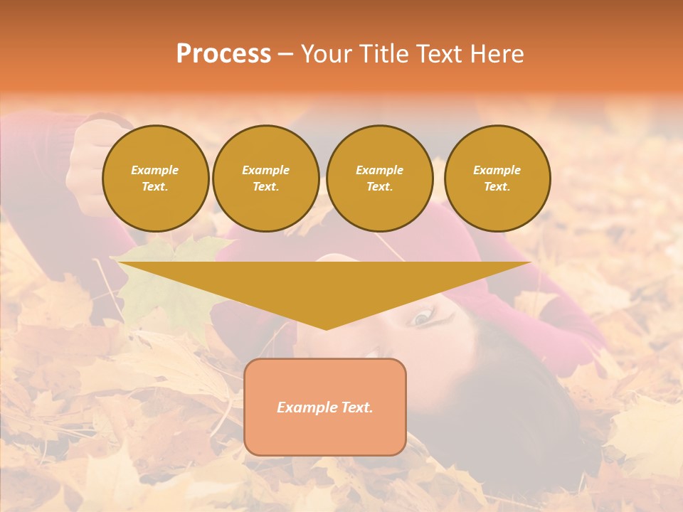 Lady Caucasian Nature PowerPoint Template