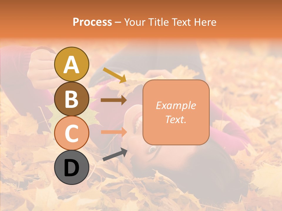 Lady Caucasian Nature PowerPoint Template